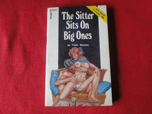 Load image into Gallery viewer, Vintage Sexy Erotic Adult Paperback Book/Novel Greenleaf The Sitter Sits On Big Ones  G2
