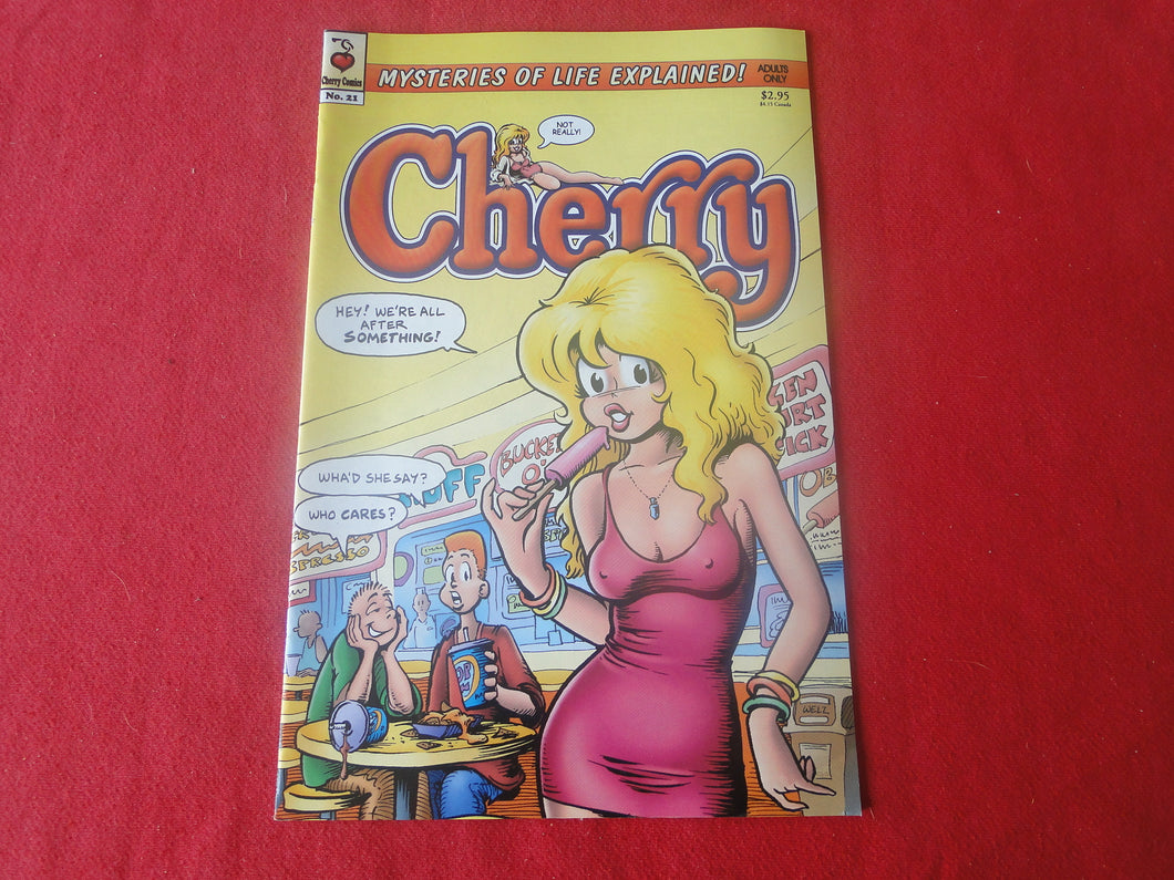 Vintage Nude Erotic Sexy Adult Comic Book Here Cherry No. 21 1999        P87