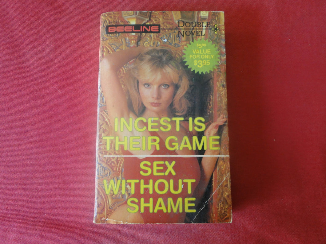 Vintage Adult Paperback Novel/Book Incest Is Their Game Beeline ROUGH    PB5