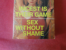 Load image into Gallery viewer, Vintage Adult Paperback Novel/Book Incest Is Their Game Beeline ROUGH    PB5
