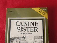 Load image into Gallery viewer, Vintage Adult Paperback Naughty Book/Novel Canine Sister 1985        P85

