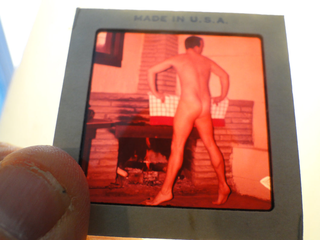 Vintage 1960s Nude Gay Slide MIchigan Artist Mizer Protege  GT32