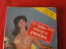 Load image into Gallery viewer, Vintage Adult Paperback Naughty Book/Novel Into Niece&#39;s Panties 1983 Greenleaf  P85
