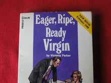 Load image into Gallery viewer, Vintage Sexy Erotic Adult Paperback Book/Novel Greenleaf Eager, Ripe, Ready Virgin  G2
