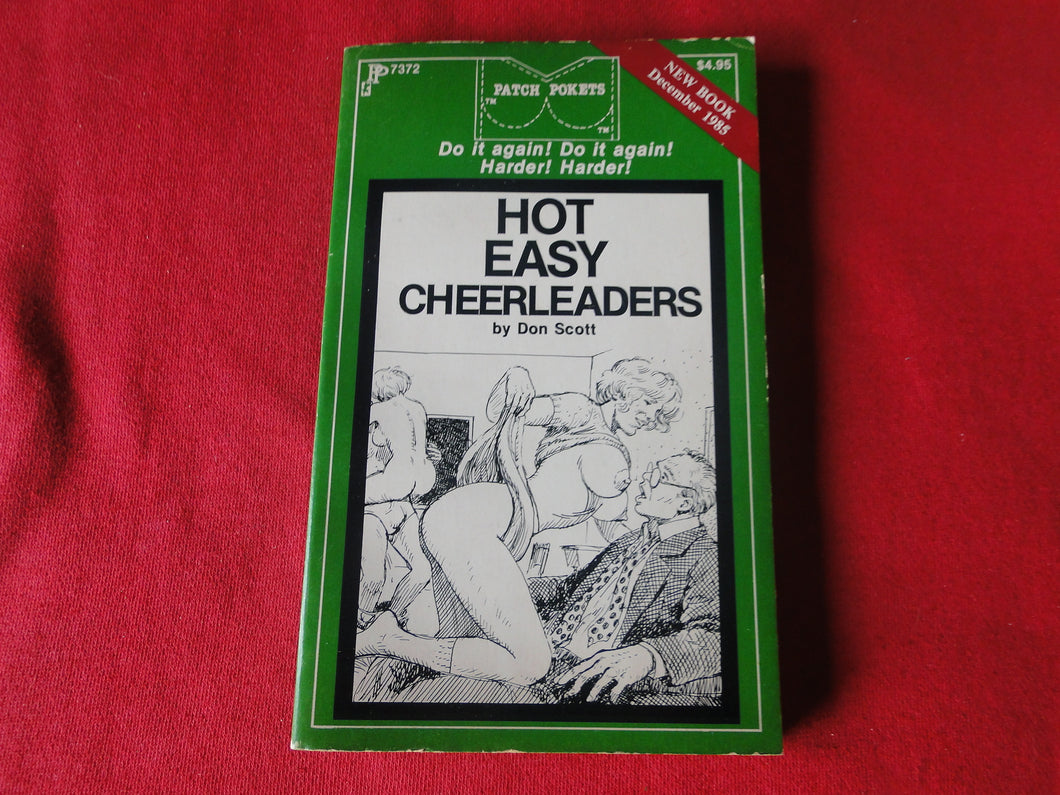 Vintage Sexy Erotic Adult Paperback Book/Novel Patch Pokets Hot Easy Cheerleaders  G2