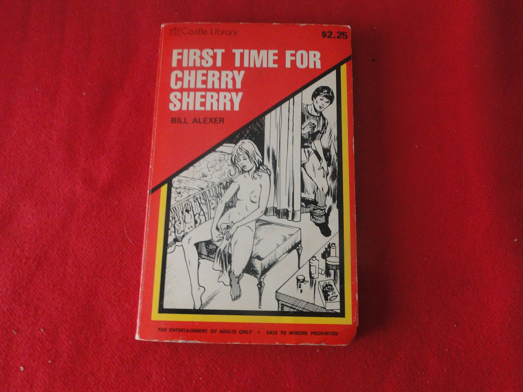 Vintage Adult Paperback Naughty Book/Novel First Time For Cherry Sherry 1975   P85