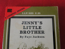 Load image into Gallery viewer, Vintage Adult Paperback Naughty Book/Novel Jenny's Little Brother Liverpool Press   P85

