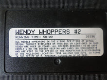 Load image into Gallery viewer, Vintage Adult XXX VHS Porn Tape Wendy Whoppers #2
