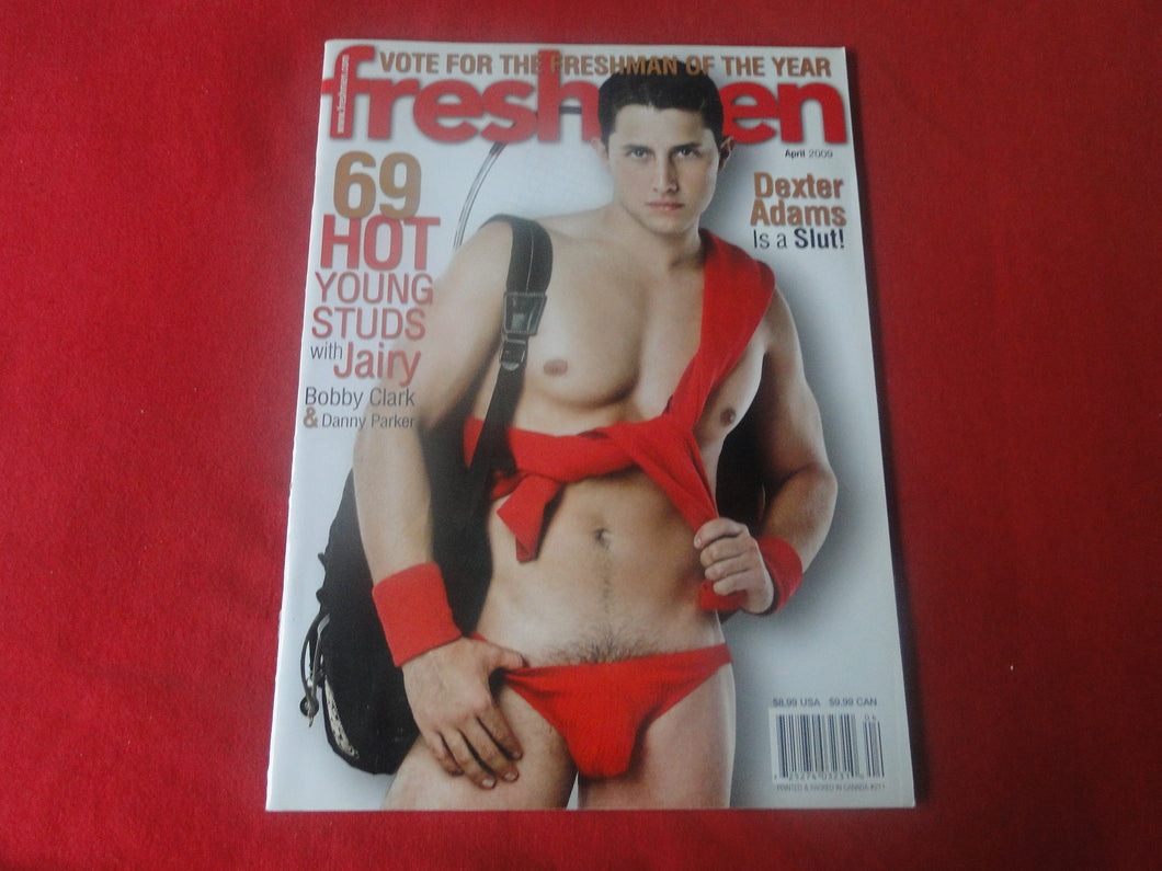 Vintage Adult Erotic Sexy Magazine Gay Interest Freshmen April 2009        JB60