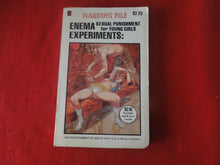 Load image into Gallery viewer, Vintage Adult Paperback Naughty Book/Novel Harding File Enema Experiments  P85
