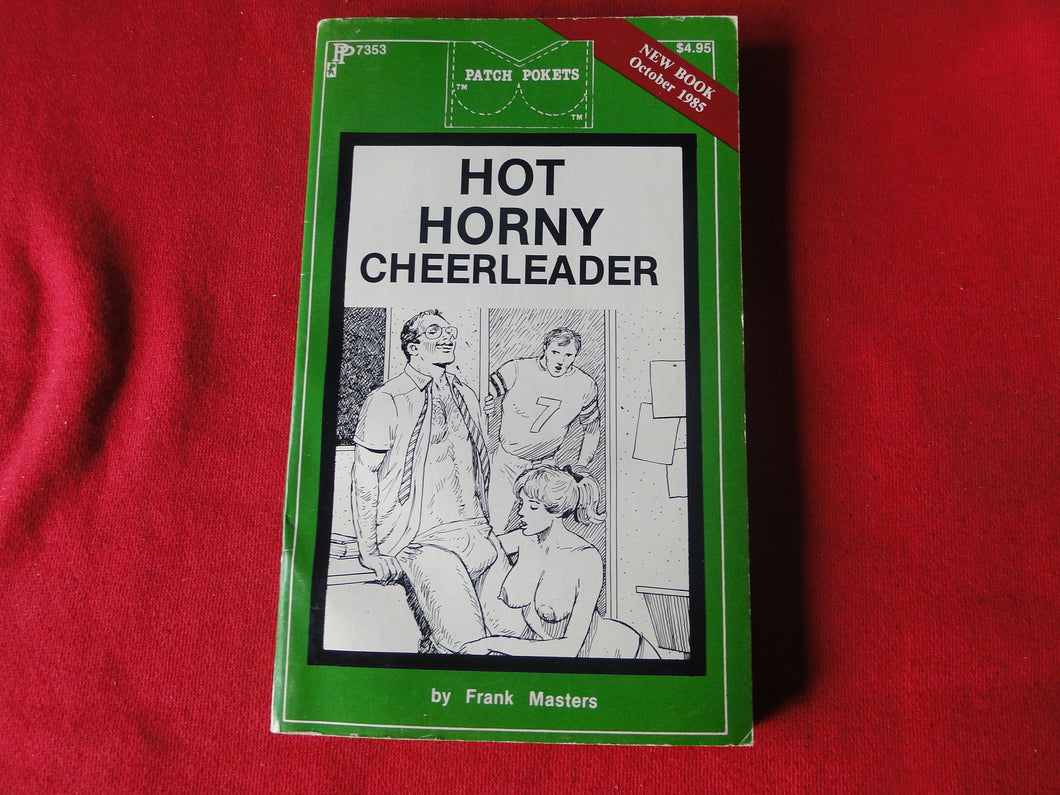 Vintage Sexy Erotic Adult Paperback Book/Novel Patch Pokets Hot Horny Cheerleader  G2