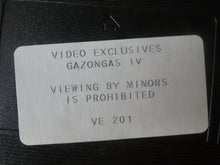 Load image into Gallery viewer, Vintage Adult XXX VHS Porn Tape Gazongas IV

