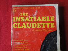 Load image into Gallery viewer, Vintage Adult Paperback Book/Novel The Insatiable Claudette      G3

