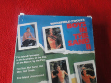 Load image into Gallery viewer, Vintage Adult Erotic Gay 18 Year Old + VHS Tape Boys In The Sand II    V4
