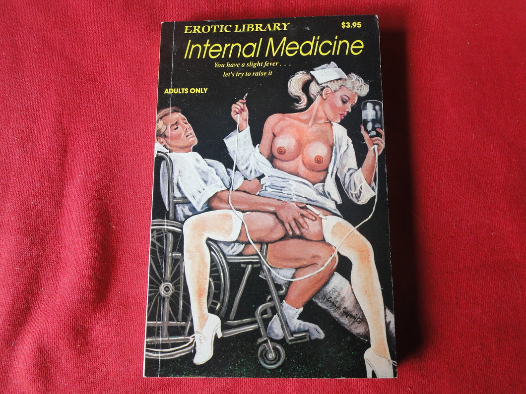 Vintage Adult Paperback Book/Novel Erotic Library Internal Medicine           G3