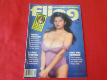 Load image into Gallery viewer, Vintage Nude Erotic Sexy Adult Magazine Fling November 1990 TORN BACK PAGE    P91

