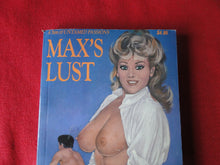Load image into Gallery viewer, Vintage Adult Paperback Book/Novel Max&#39;s Lust               G3
