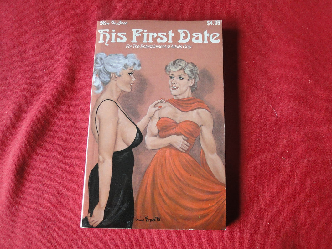 Vintage Adult Paperback Book/Novel Men In Lace His First Date          G3