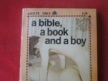 Load image into Gallery viewer, Vintage Adult Paperback Novel/Book Gay Interest A Bible, A Book and A Boy     P85

