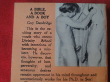 Load image into Gallery viewer, Vintage Adult Paperback Novel/Book Gay Interest A Bible, A Book and A Boy     P85
