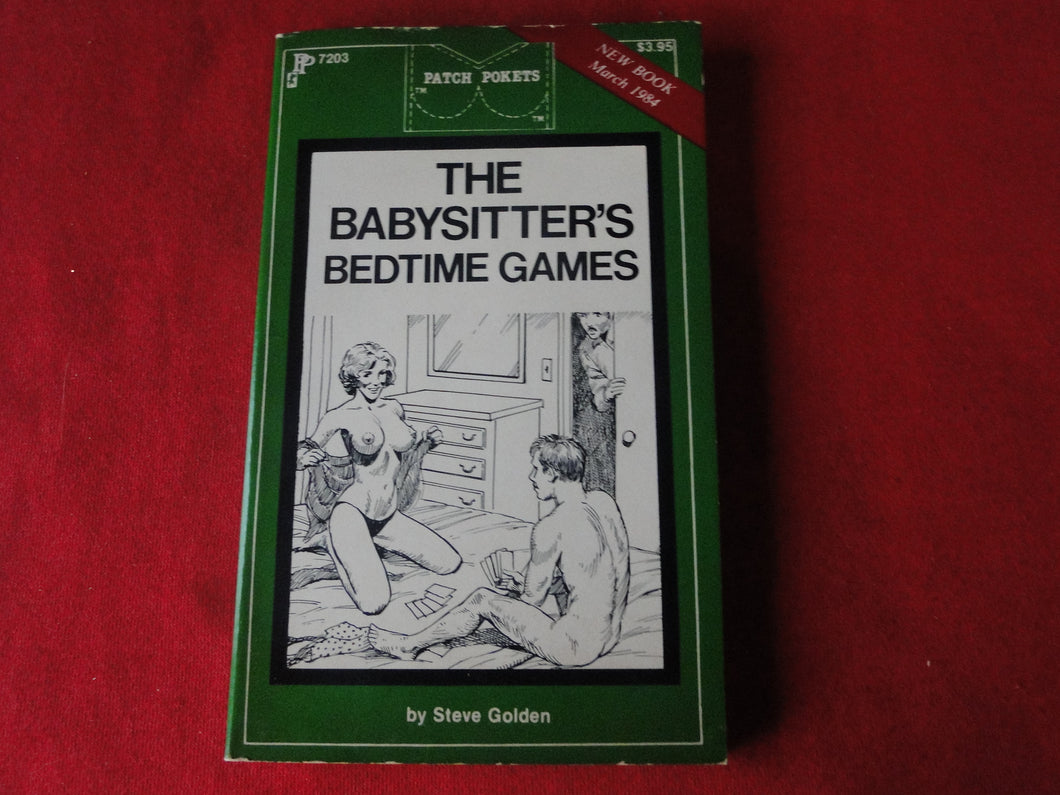 Vintage Adult Paperback Book/Novel Patch Pokets The Babysitter's Bedtime Games  P91