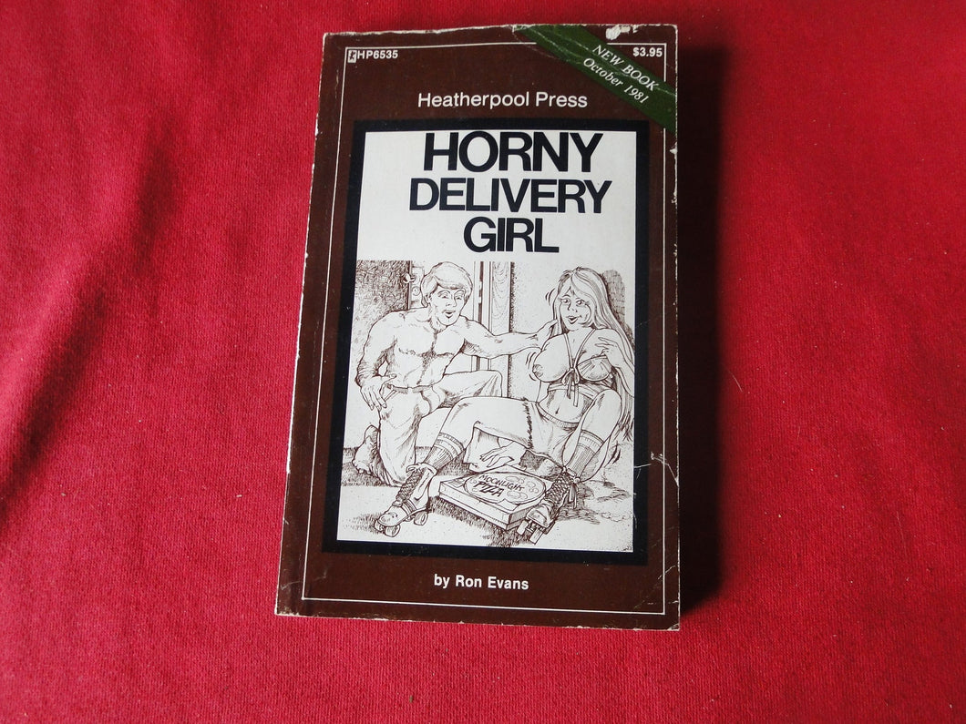 Vintage Adult Paperback Book/Novel Greenleaf Horny Delivery Girl           G3