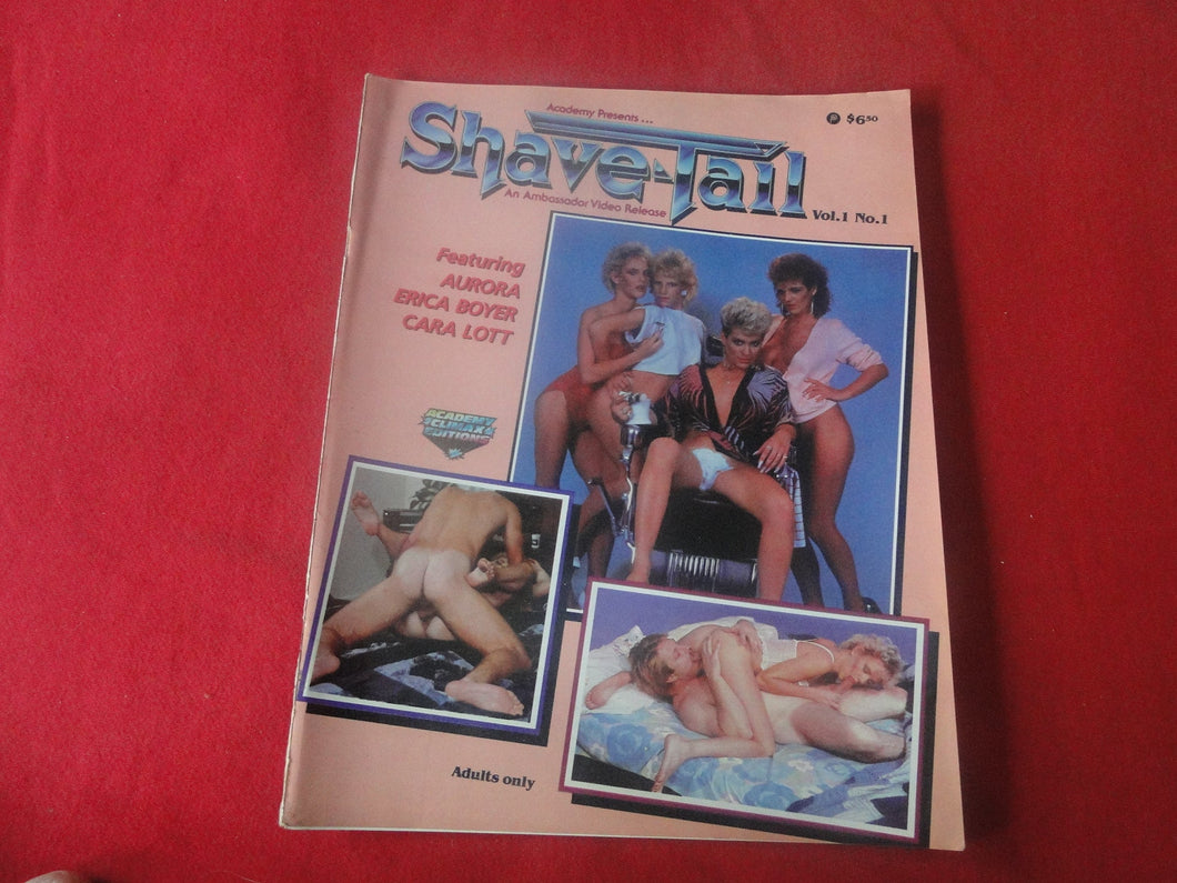 Vintage Nude Erotic Sexy Adult Magazine Shave Tail 1985         JB59