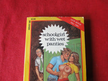 Load image into Gallery viewer, Vintage Adult Paperback Book/Novel Greenleaf Schoolgirl With Wet Panties      G3

