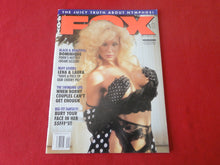 Load image into Gallery viewer, Vintage Nude Erotic Sexy Adult Magazine Fox September 1992          64
