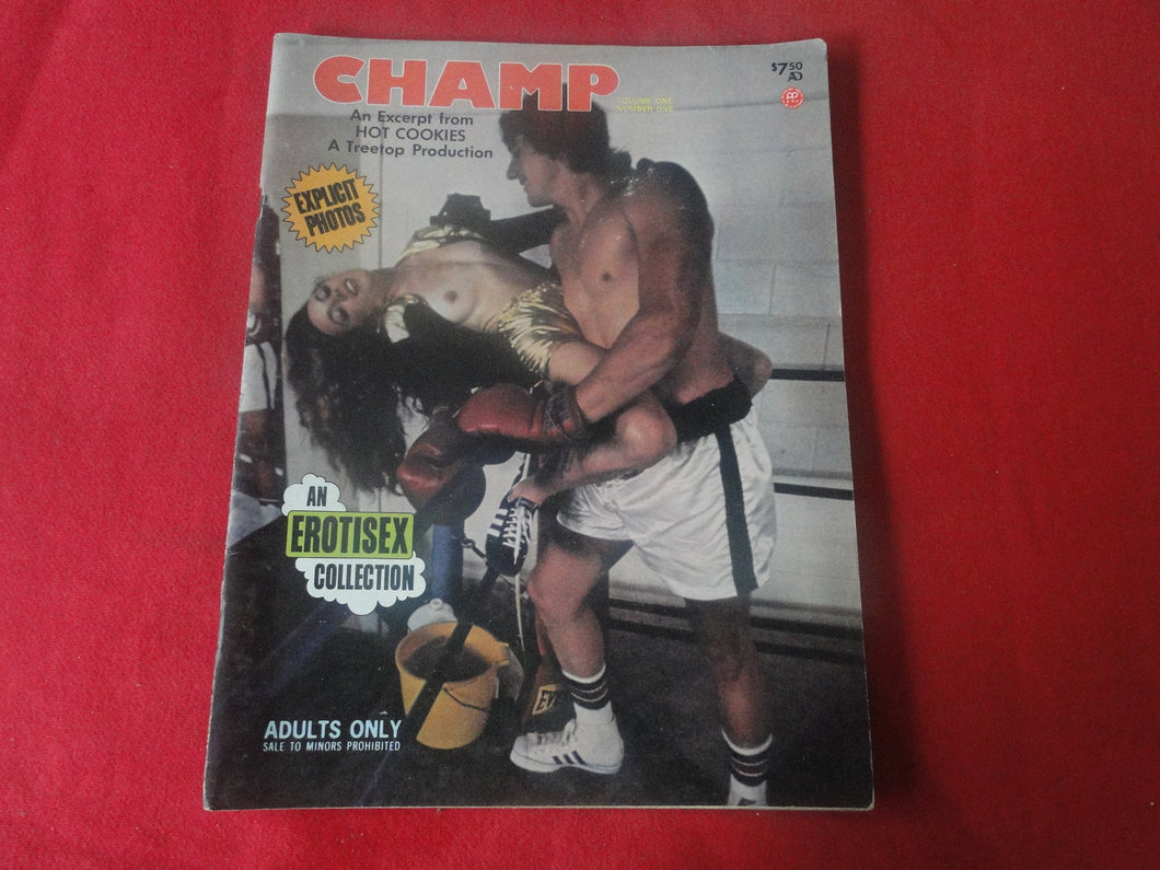 Vintage Nude Erotic Sexy Adult Magazine Champ Feb. 1978         JB59
