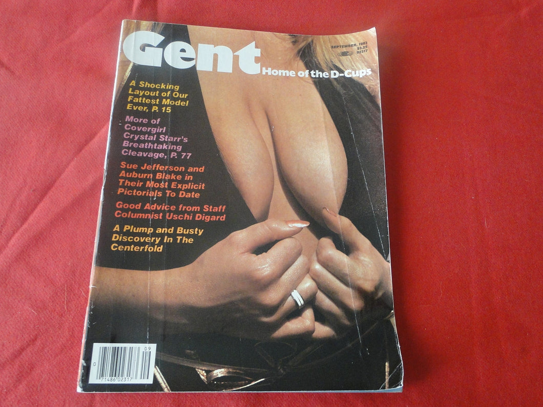 Vintage Nude Erotic Sexy Adult Big Tit Magazine Gent September 1983      P81