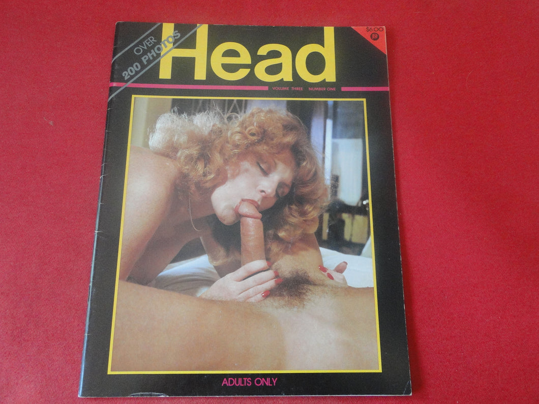 Vintage Nude Erotic Sexy Adult Magazine Head 1981  JB18a