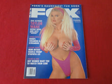 Load image into Gallery viewer, Vintage Nude Erotic Sexy Adult Magazine Fox October 1992          64

