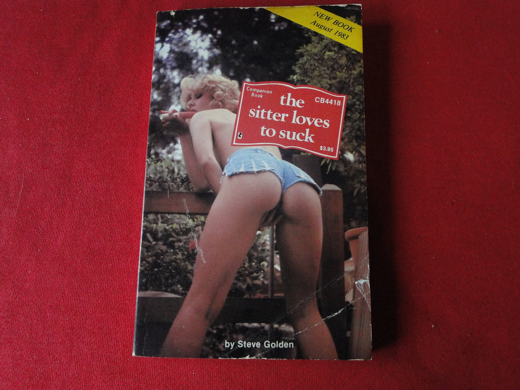 Vintage Adult Paperback Book/Novel Greenleaf The Sitter Loves To Suck     P91