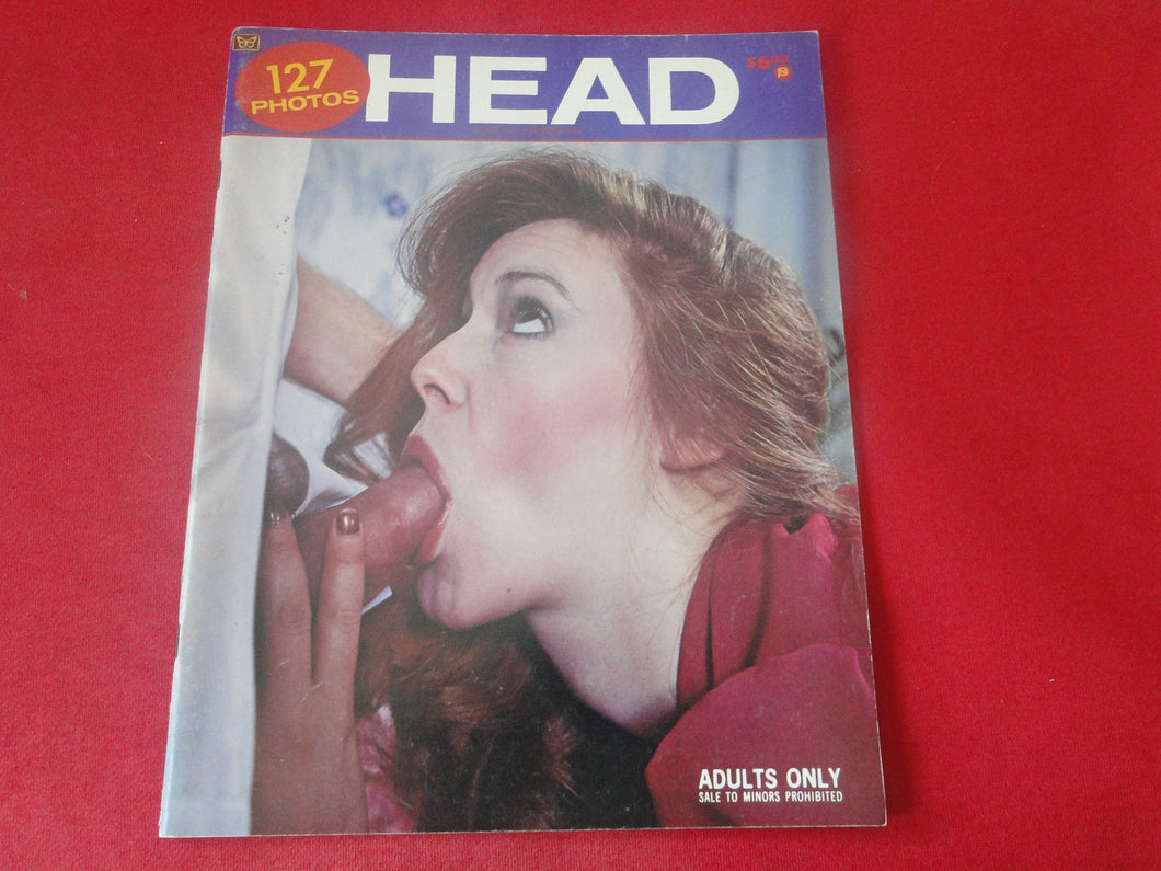 Vintage Nude Erotic Sexy Adult Magazine Head        JB18c