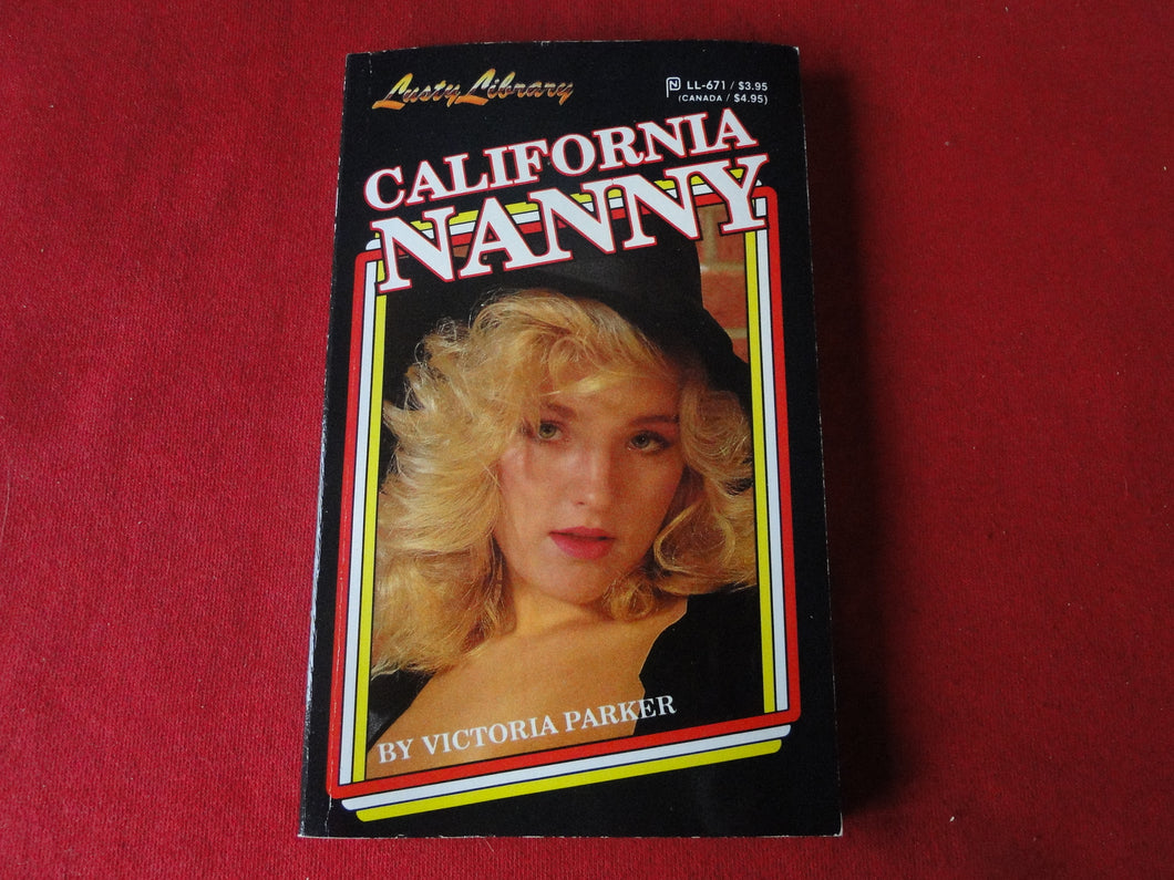Vintage Adult Paperback Book/Novel Lusty Library California Nanny        P91
