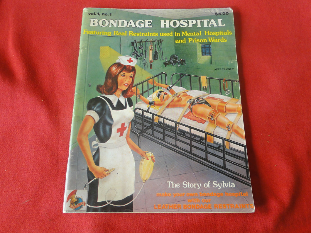 Vintage Nude Erotic Sexy Adult Magazine BDSM Bondage Hospital 1979        JB25