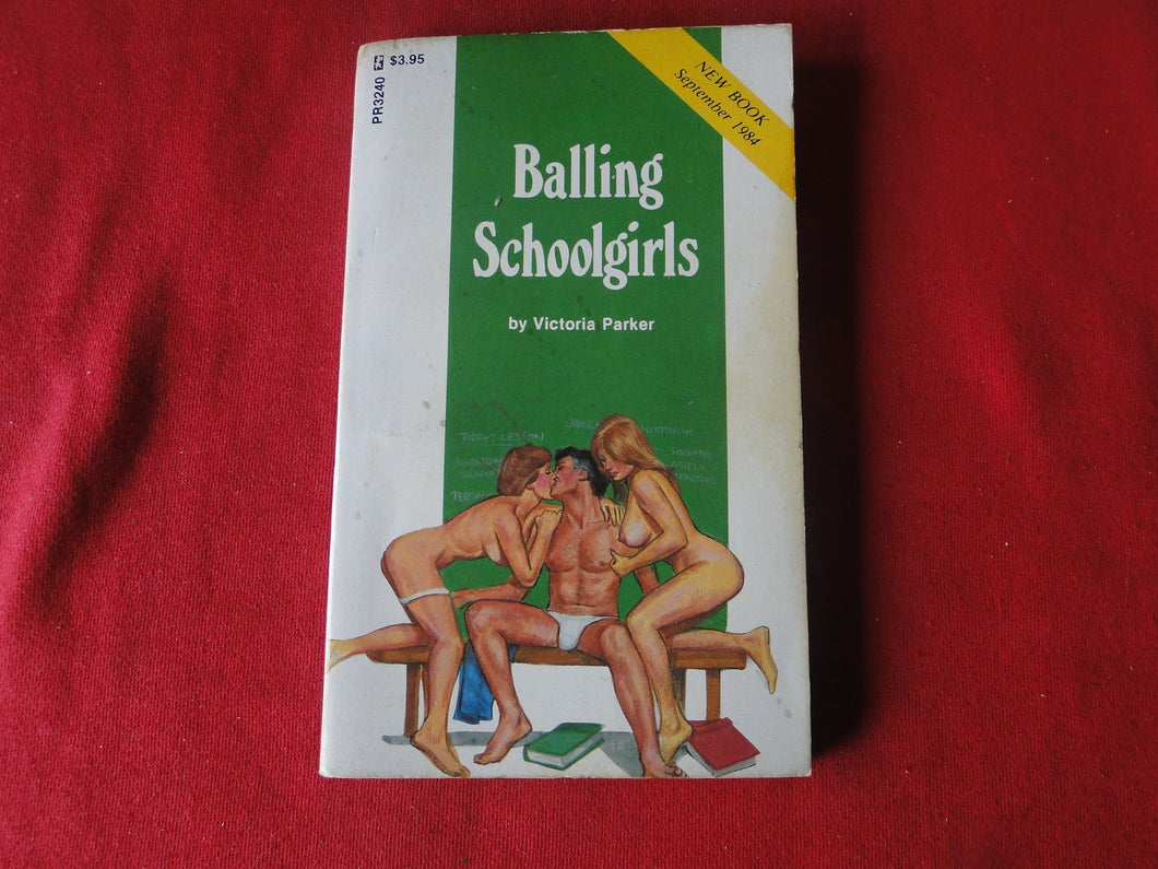 Vintage Adult Paperback Book/Novel Greenleaf Balling Schoolgirls         G3