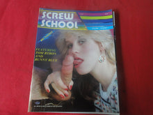 Load image into Gallery viewer, Vintage Nude Erotic Sexy Adult Magazine Screw School 1984         P13
