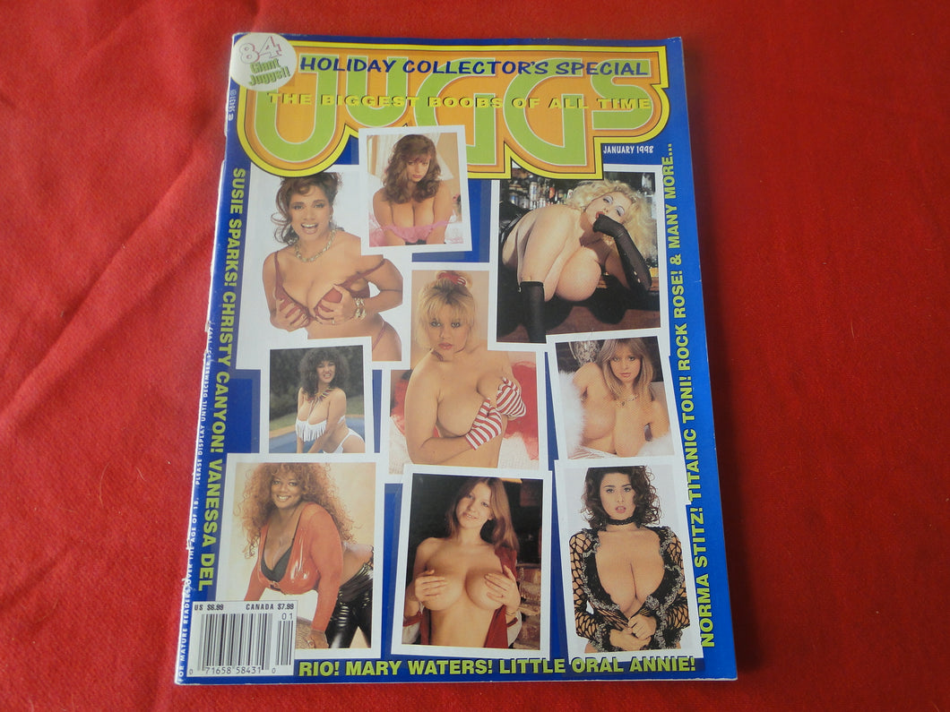 Vintage Nude Erotic Sexy Adult Big Tit Magazine Juggs January 1998  P81