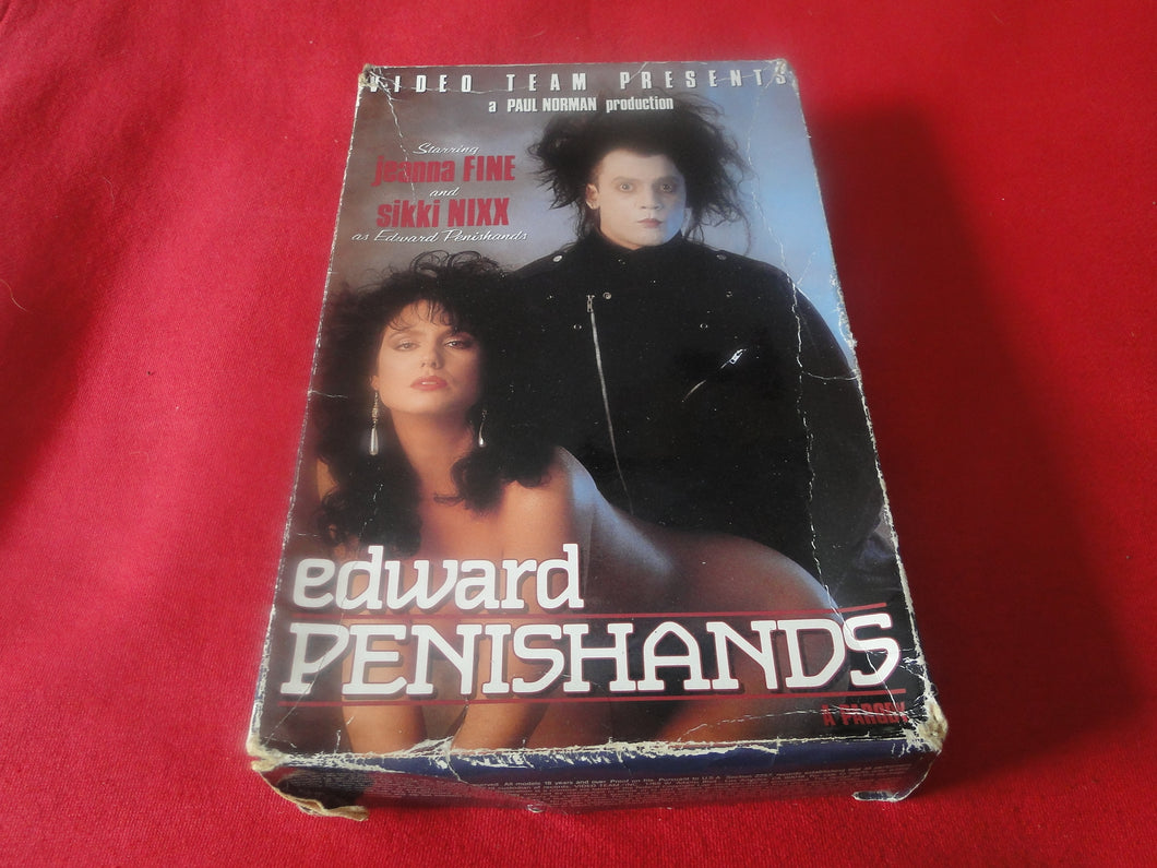 Vintage Adult XXX VHS Porn Tape X-Rated Edward Penishands        X3