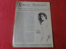 Load image into Gallery viewer, Vintage Nude Erotic Sexy Adult Magazine BDSM Strictly Speaking V.1 #7 1991         P70
