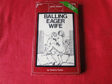Load image into Gallery viewer, Vintage Adult Paperback Book/Novel Patch Pokets Balling Eager Wife         G3
