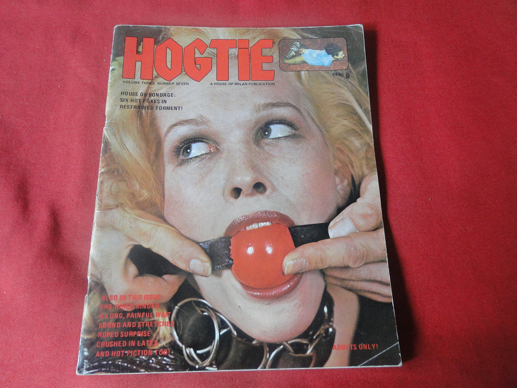 Vintage Nude Erotic Sexy Adult Magazine BDSM Hogtie HOM 1977     JB65