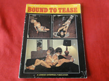 Load image into Gallery viewer, Vintage Nude Erotic Sexy Adult Magazine BDSM Bound To Tease August 1977   JB25
