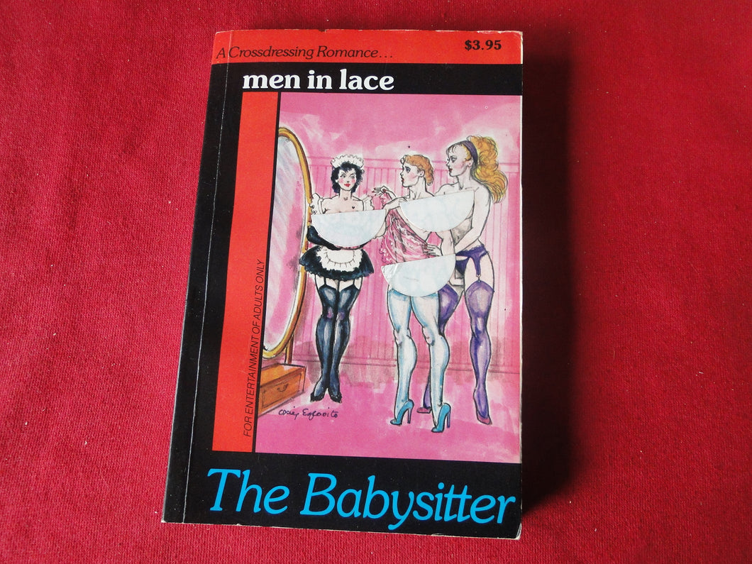 Vintage Adult Paperback Book/Novel Men In Lace The Babysitter          G3