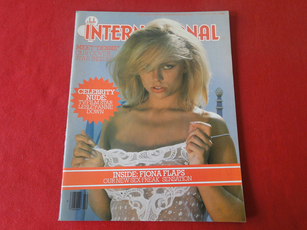 Vintage Nude Erotic Sexy Adult Magazine Club International 1979       64