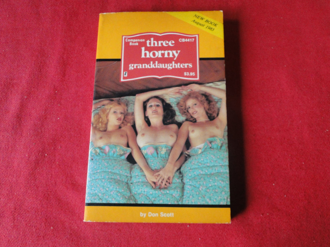 Vintage Erotic Adult Paperback Book/Novel Greenleaf Three Horny Granddaughters    G4