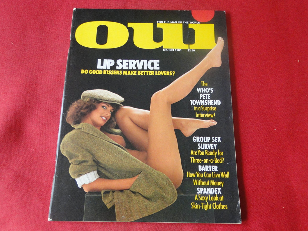 Vintage Nude Erotic Sexy Adult Magazine Oui March 1980        P84
