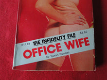 Load image into Gallery viewer, Vintage Adult Paperback Novel/Book The Infidelity File Office Wife     X33

